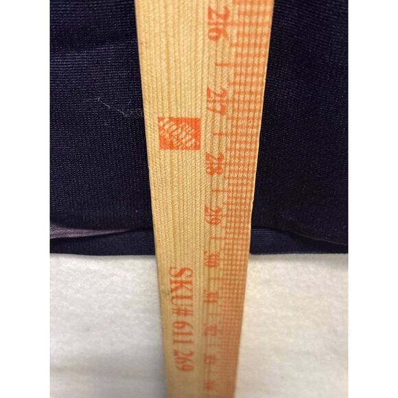 Ann Taylor Womens Button-Front Silk Blouse Size 8 Navy Blue - Picture 6 of 10